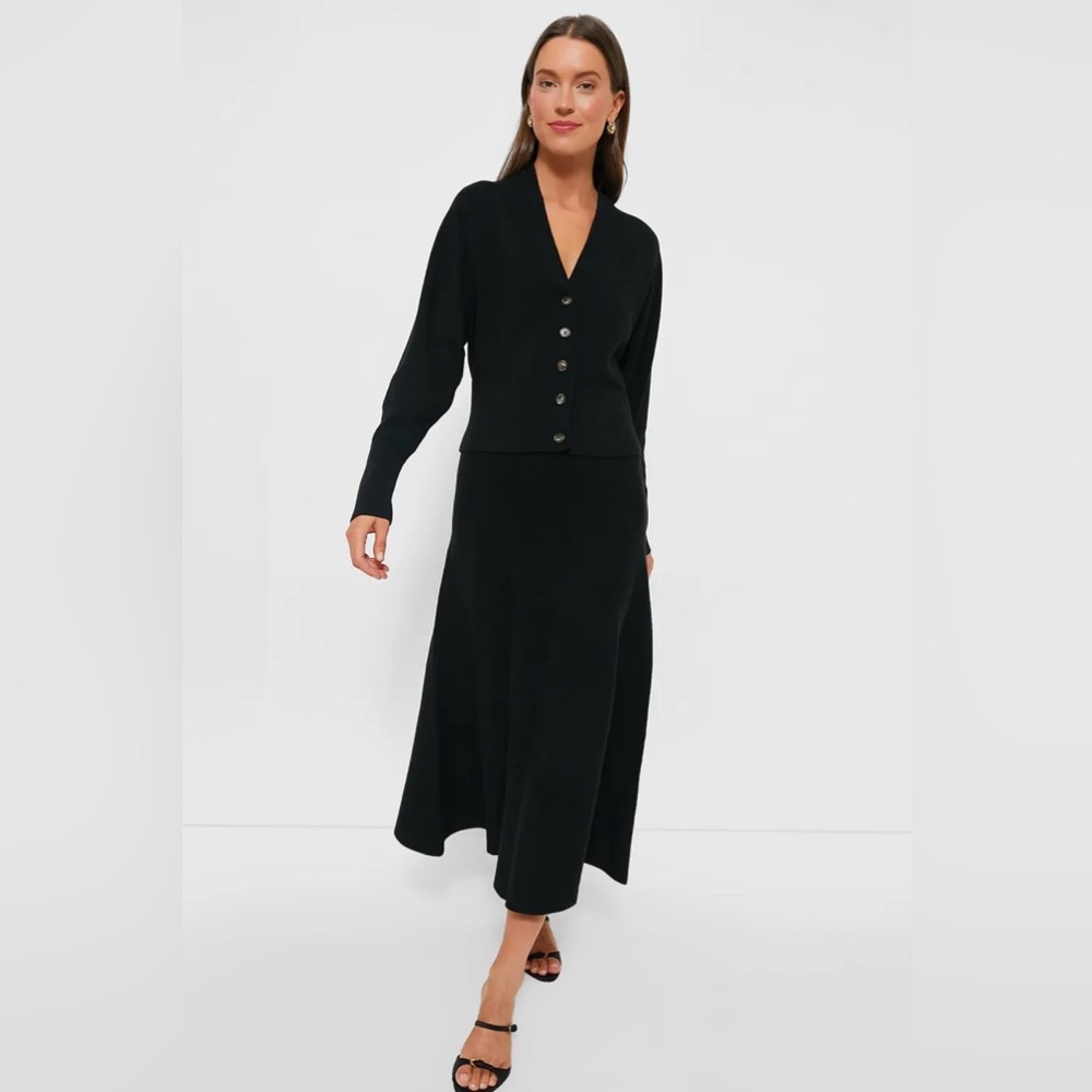 Tuckernuck Black Knit Beverly Cardigan NWT size Large‎